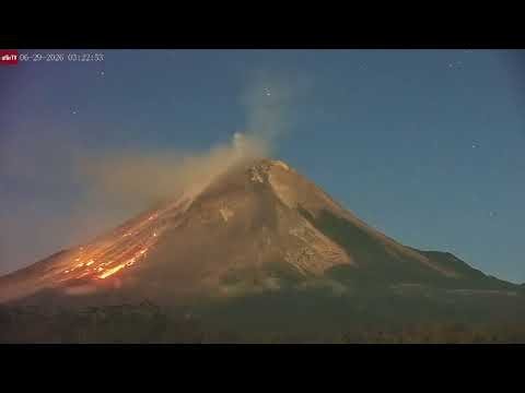 Merapi Volcano Eruption Caught on Camera in Java, Indonesia (Jun 29, 2026)