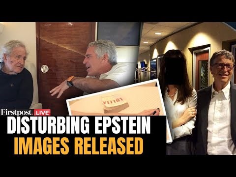 LIVE| US: Bill Gates, Noam Chomsky Appear In Epstein Photos Released by Democrats