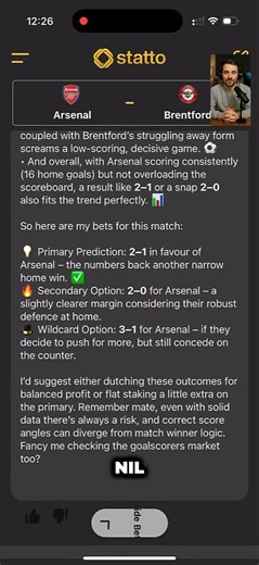 RIDICULOUS! We used AI to predict Arsenal Vs Brentford Correct Score ⚽