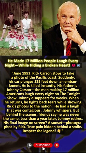 The Tragic Secret Behind Johnny Carson's Final Farewell! 🤫📉
