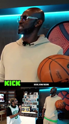 N3on Realizes He Was Born the Same Year Kevin Garnett Won His NBA MVP Award 🤯 #n3on #kevingarnett #