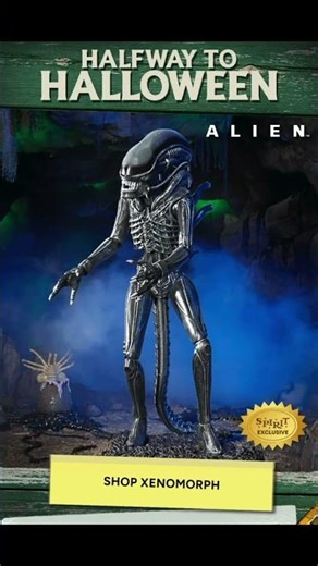6 Ft 8 In Alien Xenomorph Animatronic