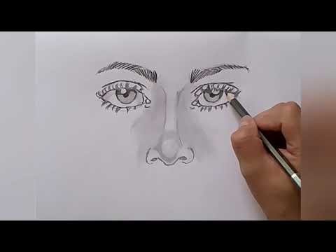 ✨✏️ How to Draw a Face with Pencil (Step by Step) 🎨🖌️ | 👁️ Realistic Face Drawing Tutorial 🧑‍🎨💫
