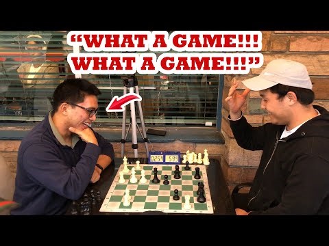 New Hustler's Strong Play Amazes Chess Master! NM Karl The Krusher vs Diesel Don