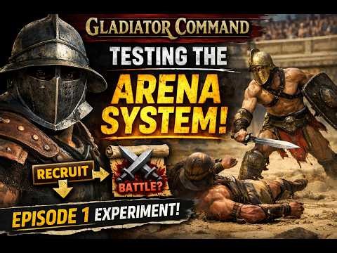 ULTIMATE GLADIATOR MANAGEMENT SIMULATION - Gladiador Command Episode 1