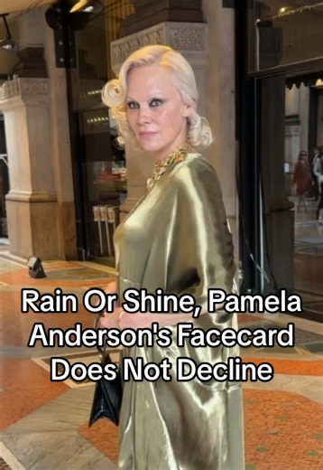 #PamelaAnderson is breathtaking at #VogueWorld: Milano. | Pamela Anderson At Vogue World Milan
