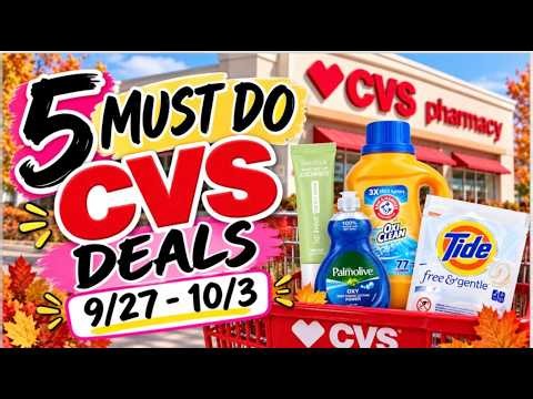 5 Must Do CVS Deals (9/30 - 10/3)