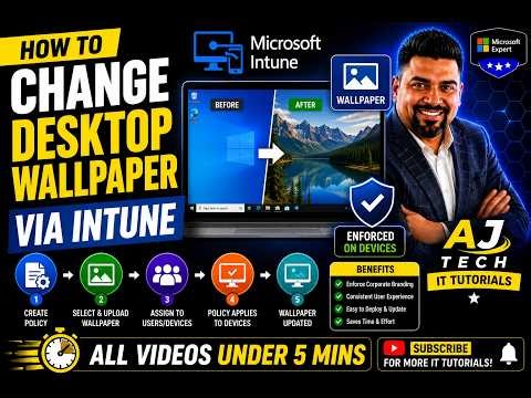 How to Change Desktop Wallpaper via Intune | Step-by-Step Tutorial