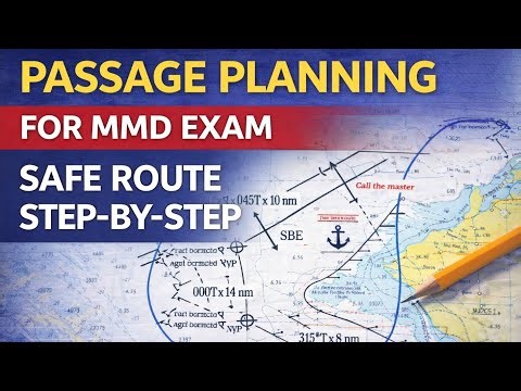 Passage Planning for MMD Exam | plotting & Marking, WP & Passage Plan Table | Chief Mate & 2nd Mate