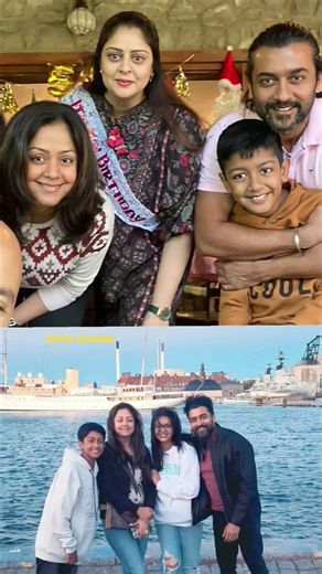 Actor surya with his beautiful family#surya#jyothika#sivakumar#actor#shortsviral#trending