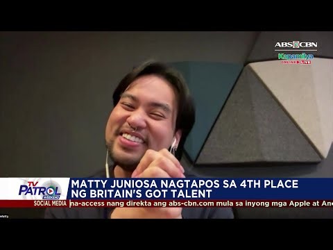 Matty Juniosa nagtapos sa 4th place ng Britain's Got Talent | TV Patrol