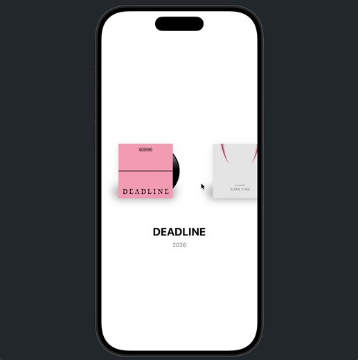 I refactored the UI to use .visualEffect, making those scroll animations and transitions buttery smooth. Much cleaner code, much better feel. 🚀💻#iOSDev #SwiftUI #BuildInPublic