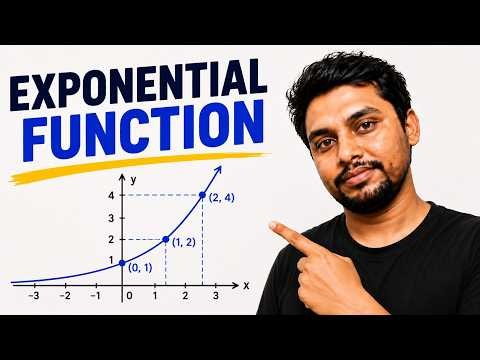 Exponential Function Explained from Scratch | Easy Graphs & Examples | ML Roadmap