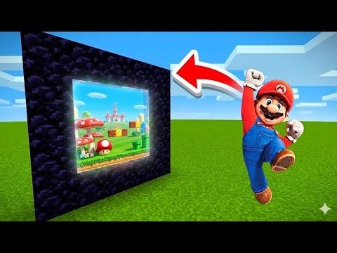 How To Make A Portal To Mario in Minecraft!