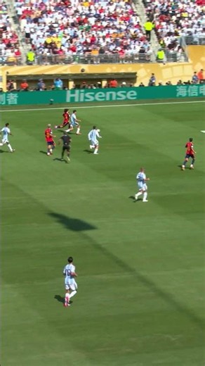 Cucurela shows some skills against Argentina. #FIFAWorldCupOnYT