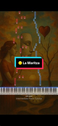 La Maritza – Sylvie Vartan (Piano Tutorial)