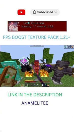 FPS BOOST TEXTURE PACK 1 21+ #minecraft #cpvp #hypixel #pvp #mc #skywars #texturepvp #minecraftpvp