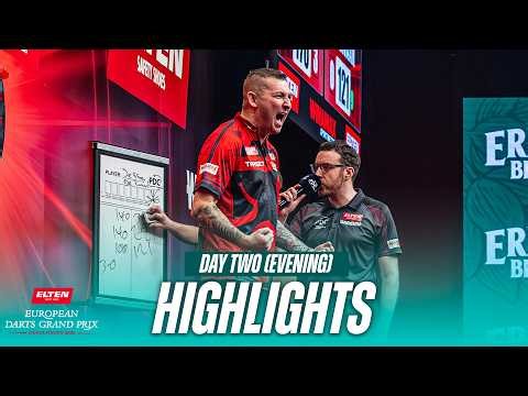 SEEDED SUCCESS! 👏 | 2026 Elten Safety Shoes European Darts Grand Prix | Day Two Evening Highlights