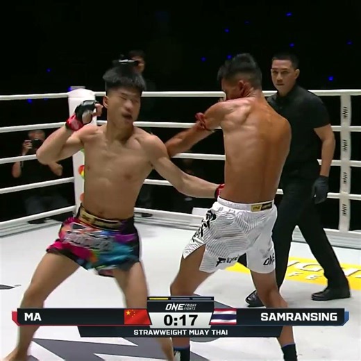 BODY SNATCHED 😖 Ma Zhenzhao floors Samransing with a gut-wrenching body shot KO 💥