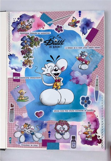 Diddl Scrapbook With Me: Cute DIY Diddl Journal Ideas