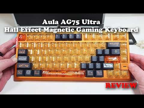 Aula AG75 Ultra Hall Effect Magnetic Gaming Keyboard REVIEW - It's on a NEW level!