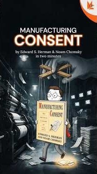 Explaining “MANUFACTURING CONSENT” in 2 Minutes | The Book That Challenged the News Media #books