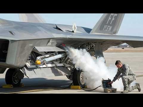 Insane Technique US Air Force Uses to Start-Up Its Most Feared Stealth Fighter