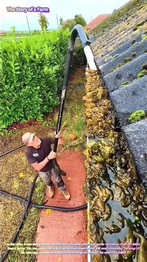 Gutter Cleaning Made Easy: The Power of a Telescopic Gutter Vacuum 🌪️🏠
