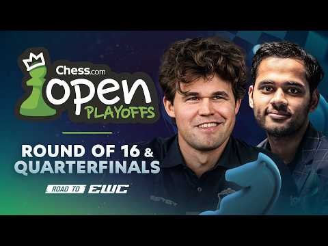 Magnus, Arjun, Nihal Battle | Chess.com Open Playoffs