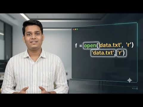 🐍 PYTHON FILE HANDLING | FILE OPERATIONS | PRACTICAL PYTHON TUTORIAL