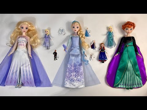 Frozen Elsa and Anna Playset | Satisfying Unboxing Disney Princess MATTEL Doll Collection | ASMR
