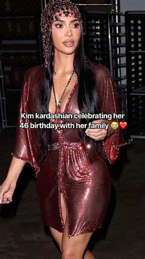 Kim kardashian celebrating her 46 birthday with her family 😭❤️#kimkardashian #youtubeshorts#goviral
