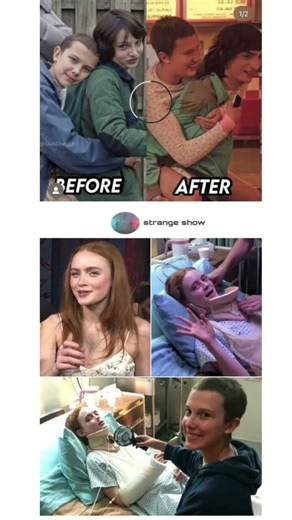 STRANGER THINGS CAST 😍 THEN VS NOW & BEHIND THE SCENES ❤️✨ #StrangerThings