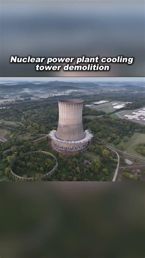 Nuclear Cooling Tower Implosion