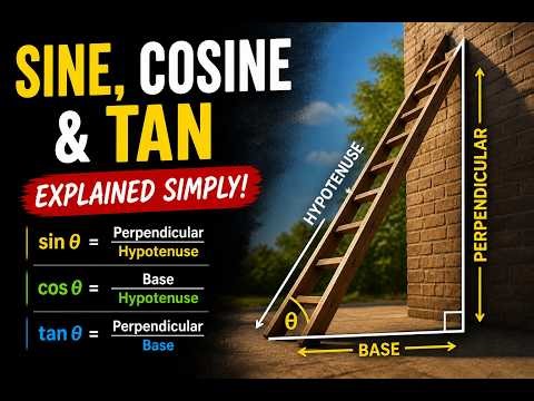 Concept of Trigonometric Terms | sin, cos and tan