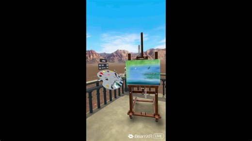 Painting in a virtual places | Felipe A. B. Geraldi