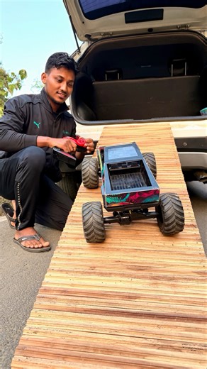 Power Climbing Remote Control Tesla Car! 🤯