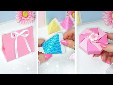 3 DIY Cute Paper Gift Box Ideas 💖 For Every Occasion