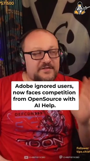 Adobe's been getting it wrong for years. The community is upset, and they had years to see competition coming. Now apps work on Linux, and people are switching. Tired of purity tests! #Adobe #Linux #Software #TechNews #CreativeTools