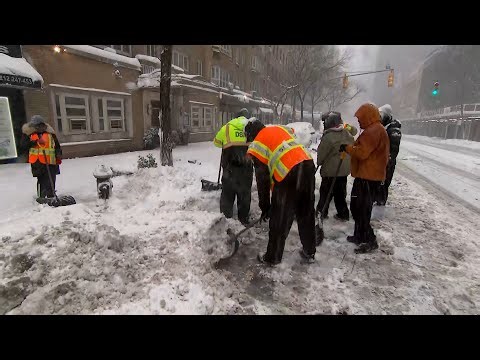 New York City Clears Snowy Streets With Help Of Citizen Shovelers