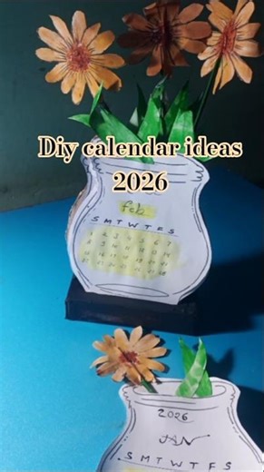 DIY Calendar Ideas 2026| Easy Handmade Calendar at Home #diyclender #handmadecalendar #calendarideas