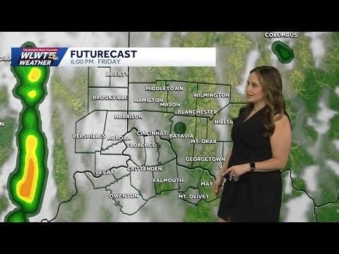 Rain and storm chance Friday evening for Cincinnati