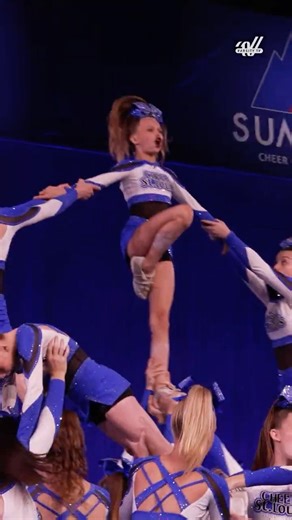 A Blissful Performance from Cheer St. Louis Bliss at #TheSummit Finals! 💙✨