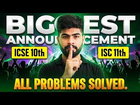 🚨 BIGGEST ANNOUNCEMENT FOR ICSE & ISC 2027 — All Your Problems Are Now SOLVED! 🚨