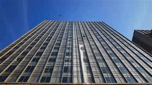 High-rise window cleaning, done faster and cleaner. Drone soft washing with DI water for a spotless, streak-free shine. We have a DI tank that filters raw water and proportionally mixes in soap. With a lower PSI but a higher GPM we regulate a safe soft wash for windows. Tougher greasier cleans we typically mix in detergent and soap along with higher PSI & GPM. | Texas AeroWash Solutions