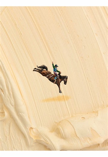 Artworks Inspired by Desert Surfaces in Dubai Exhibition