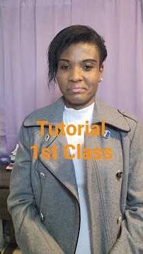 Tutorial 1st Class American Sign Language