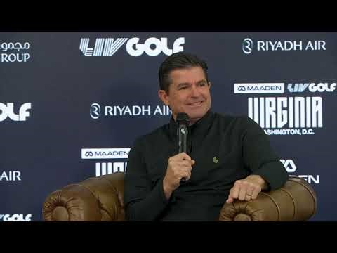 LIV Golf Virginia 2026 | CEO Scott O'Neil Pre-Event Press Conference
