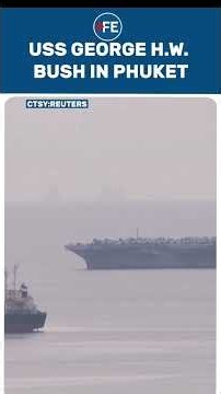 USS George H.W. Bush in Phuket for Major Military Retreat Post Supporting Operations in Middle East