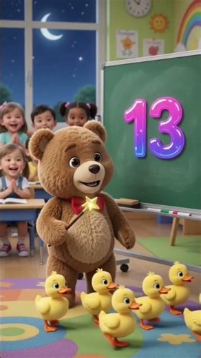 Learn Numbers 11-15 with Teddy Bear 🧸 | Counting for Kids | Preschool Learning | Toddler Numbers